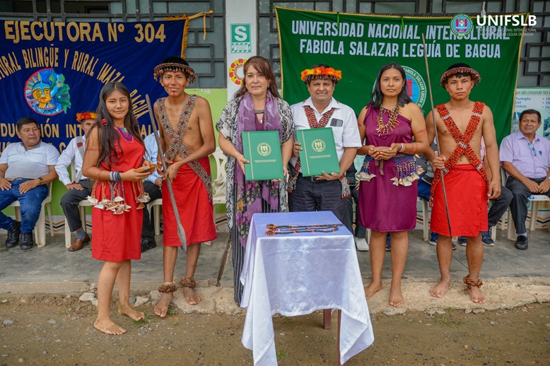 UNIFSLB y UGEL IBIR Imaza firman convenio específico para fortalecer la educación intercultural en la región Amazonas