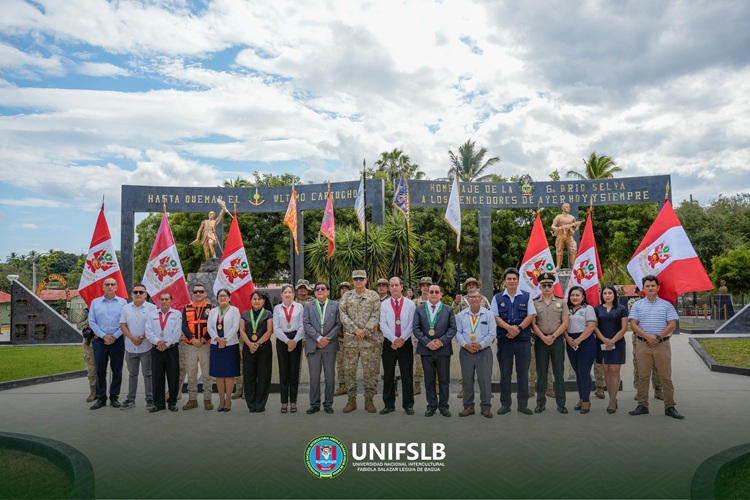 UNIFSLB presente en la conmemoración del Día de las Fuerzas Armadas del Perú