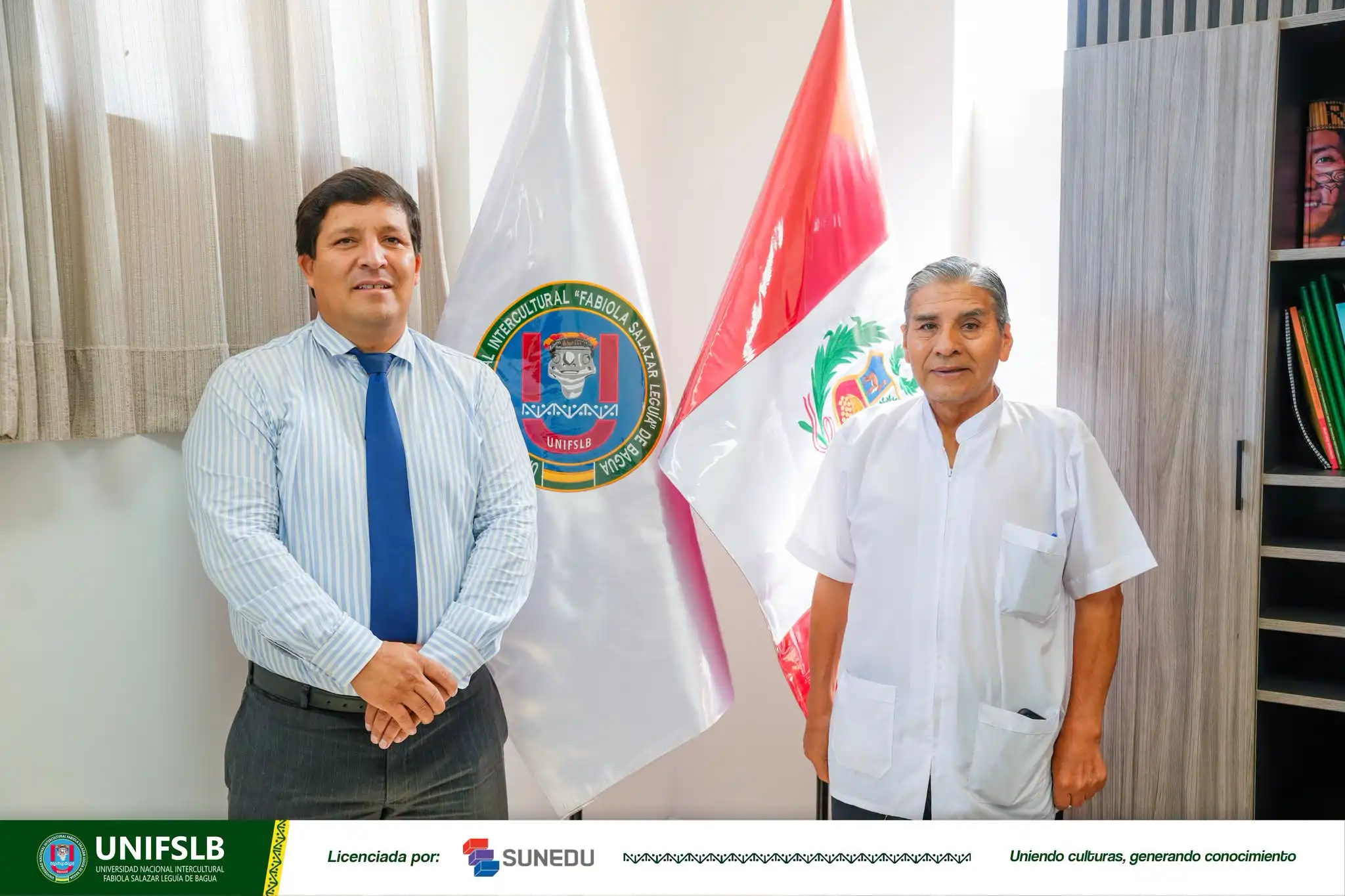 Presidente de la Junta de Fiscales Provinciales de Amazonas realiza visita protocolar a la UNIFSLB