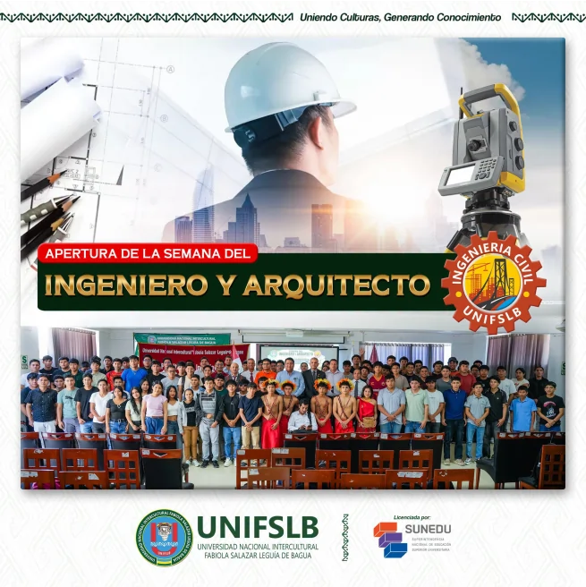 UNIFSLB celebra la Semana del Ingeniero y del Arquitecto con actividades académicas de fortalecimiento profesional
